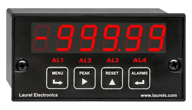 1/8 DIN Digital Panel Meters for DC Voltage and Current  Input Signal