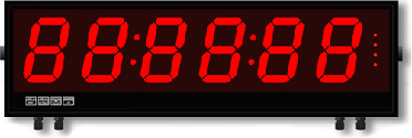 Magna Series Large Digit Display 4 inches (102 mm), 6 Digit Display