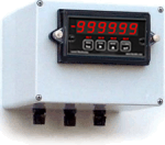 NEMA-4 sealed enclosure for 1/8 DIN digital panel meters and counters
